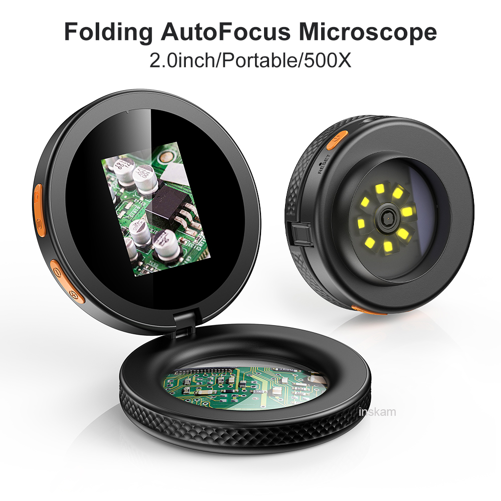 Digital Magnifier Reading - Микроскоп с автофокусом, мини-лупа 500X, цифровой
