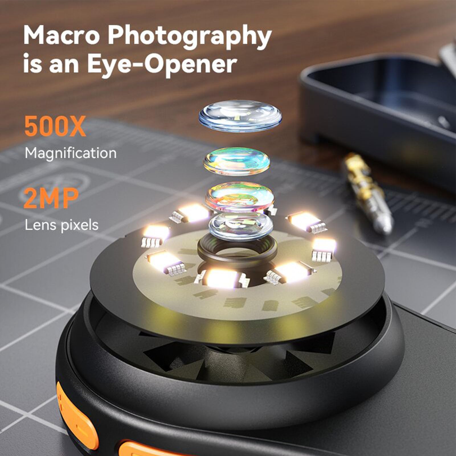 Цифровой микроскоп 500x с 2,0- – обзор и цена Digital Magnifier Reading