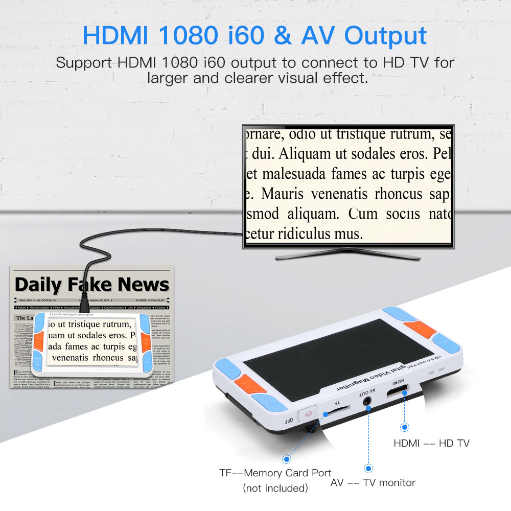 Портативная цифровая лупа Eyoy – обзор и цена Digital Magnifier Reading