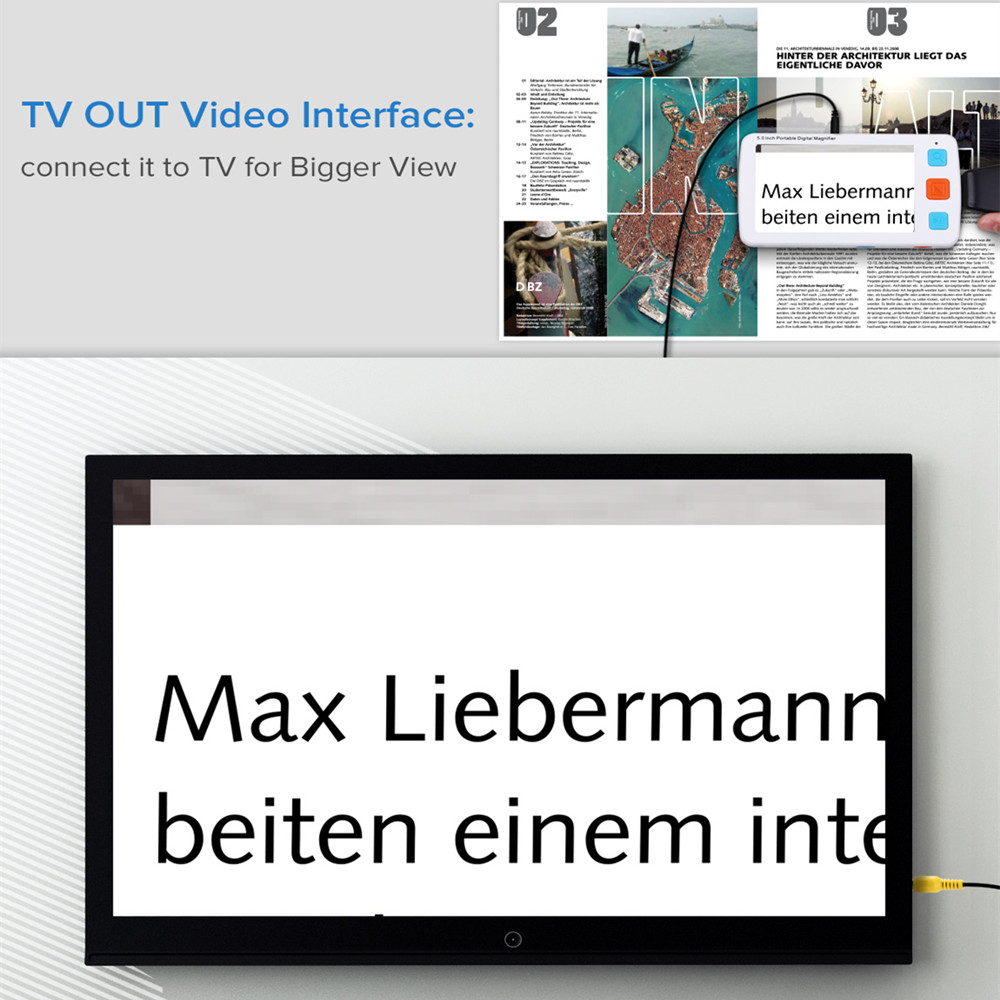 Цветная электронная цифровая л – обзор и цена Digital Magnifier Reading
