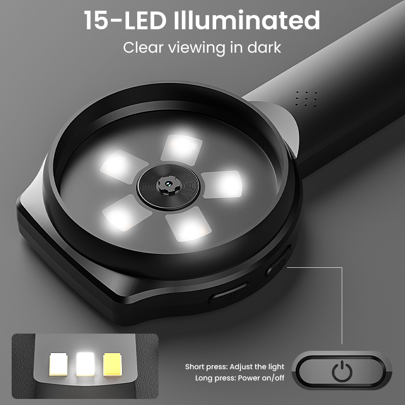 Цифровой HD-микроскоп с экрано – обзор и цена Digital Magnifier Reading