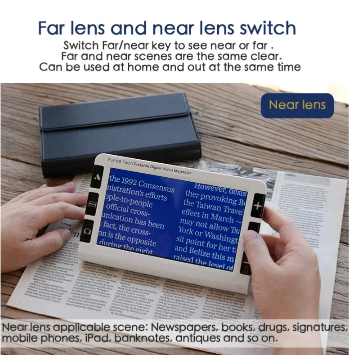 НОВЫЙ портативный электронный  – обзор и цена Digital Magnifier Reading